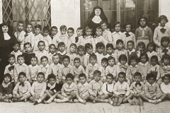 Colegio Hermanas Carmelitas, clase de párvulos-Curso 1935-36