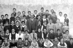 Escuelas Nacionales El Progreso. Clase de D. José Uriel-Final años 40
