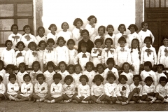 Grupo de niñas escuela unitaria Fraternidad-1934