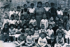 Grupo párvulos ambos sexos colegio Hnas. Carmelitas-Años 40