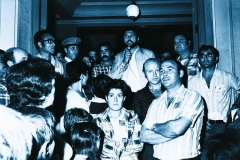 Intervención alcalde Paco Sogorb al término manifestación escolaridad-1 octubre 1977